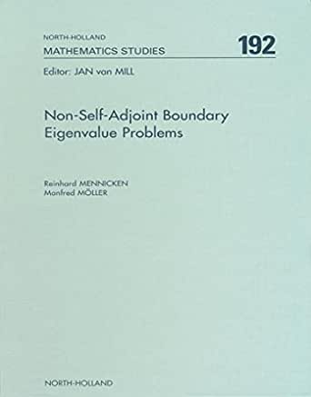 Non-Self-Adjoint Boundary Eigenvalue Problems