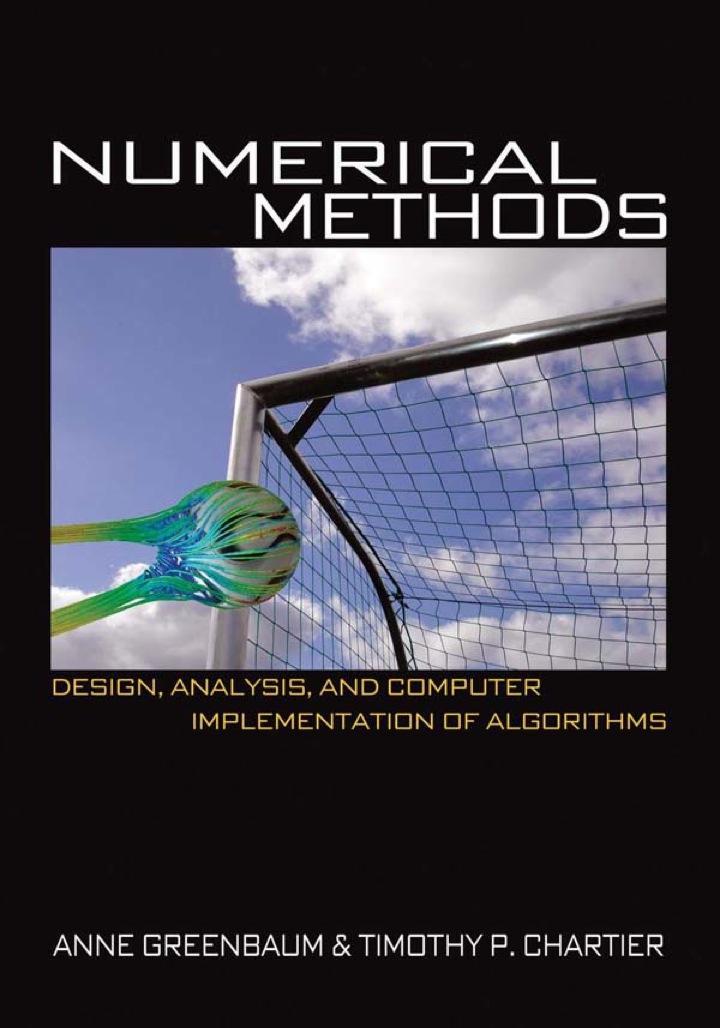 Numerical Methods: Design Analysis and Computer Implementation of Algorithms