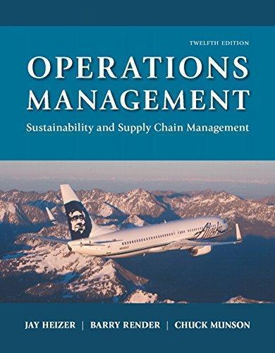 Operations Management Sustainability And Supply Chain Management 12Th Edition