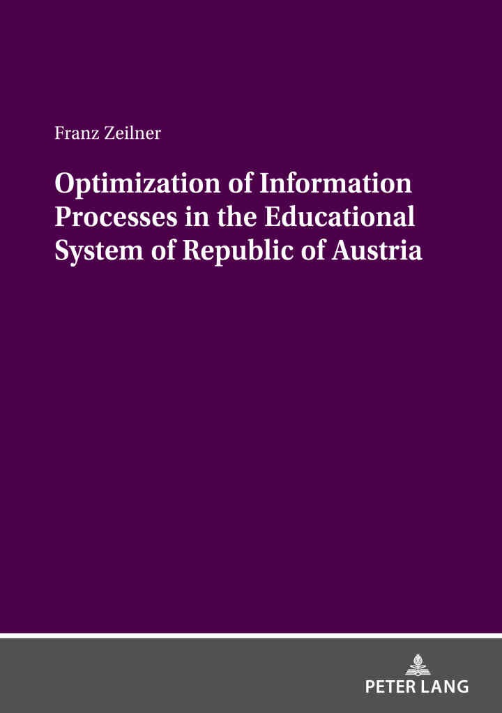 Optimization of Information Processes in the Educational System of Republic of Austria, 1st Edition