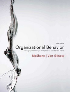 Organizational Behavior 5th Edition by Steven McShane