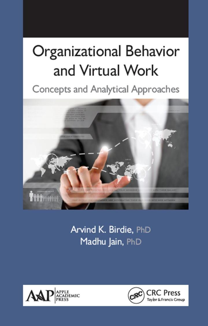 Organizational Behavior and Virtual Work: Concepts and Analytical Approaches