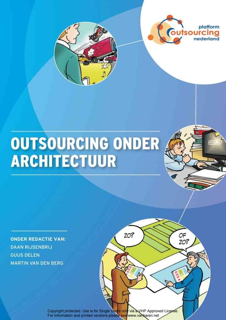 Outsourcing onder Architectuur, 1st Edition