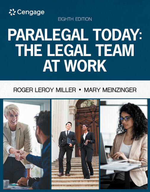 Paralegal Today: The Legal Team at Work 8th Edition