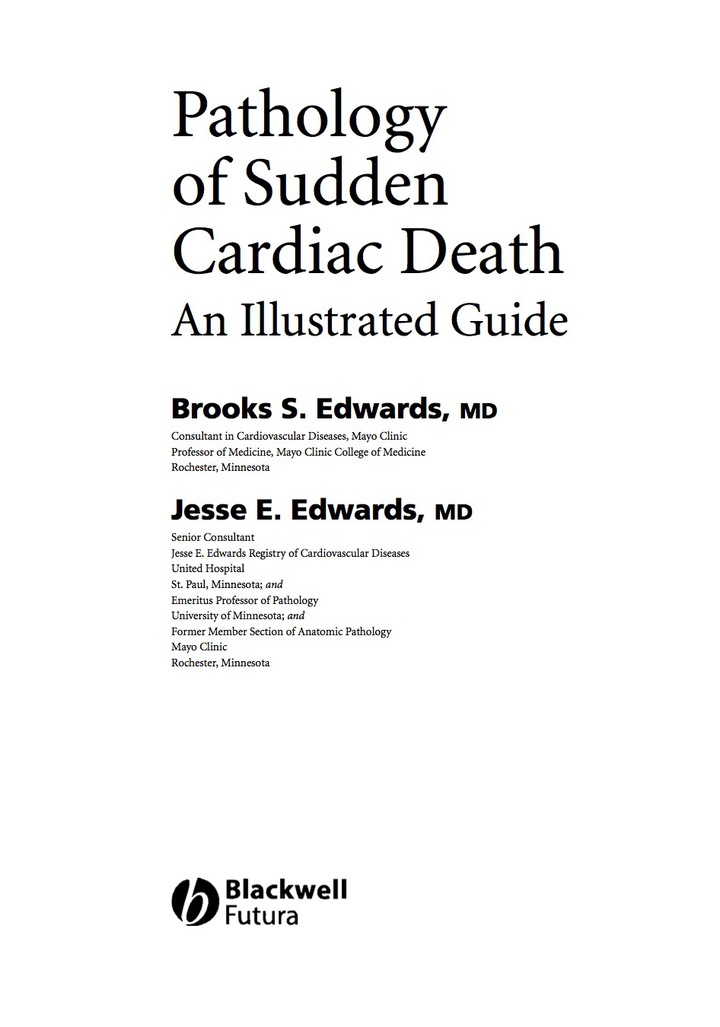 Pathology of Sudden Cardiac Death: An Illustrated Guide