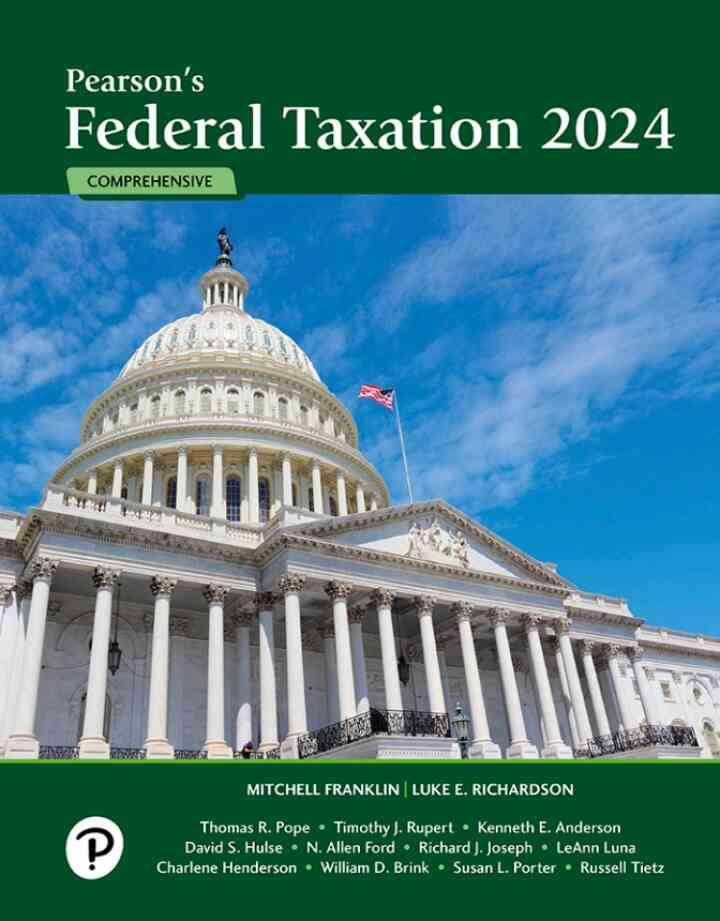 Pearson's Federal Taxation 2024 Comprehensive