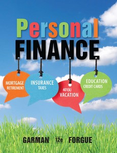 Personal Finance 12th Edition by E. Thomas Garman