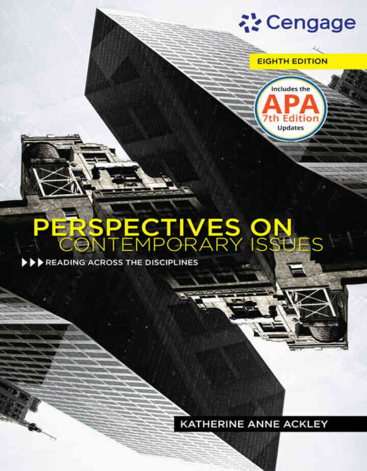 Perspectives on Contemporary Issues with APA 7e Updates, 8th Edition