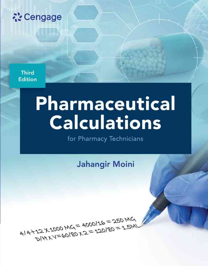 Pharmaceutical Calculations for Pharmacy Technicians 3rd Edition