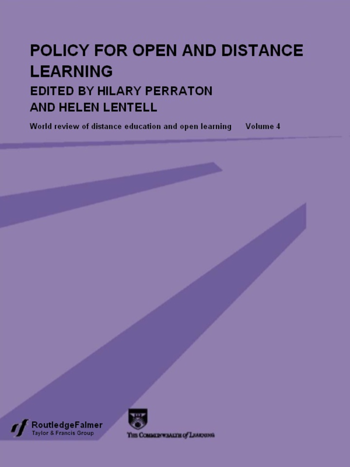 Policy for Open and Distance Learning: World review of distance education and open learning Volume 4