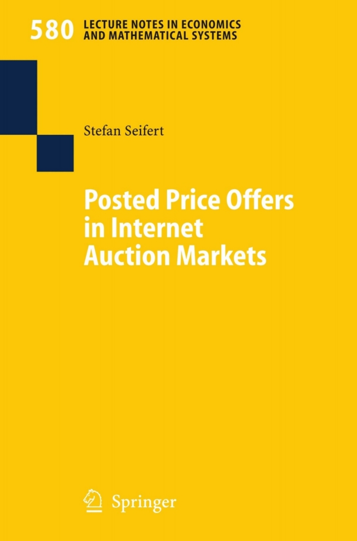 Posted Price Offers in Internet Auction Markets