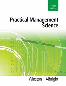 Practical Management Science 4th edition by  Wayne L. Winston