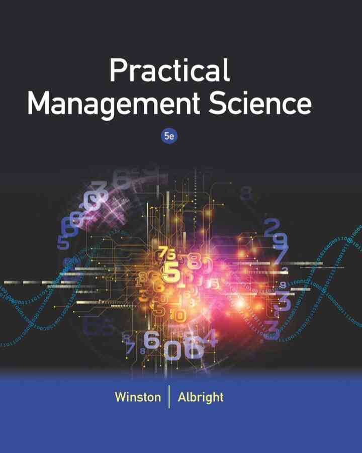 Practical Management Science 5th Edition