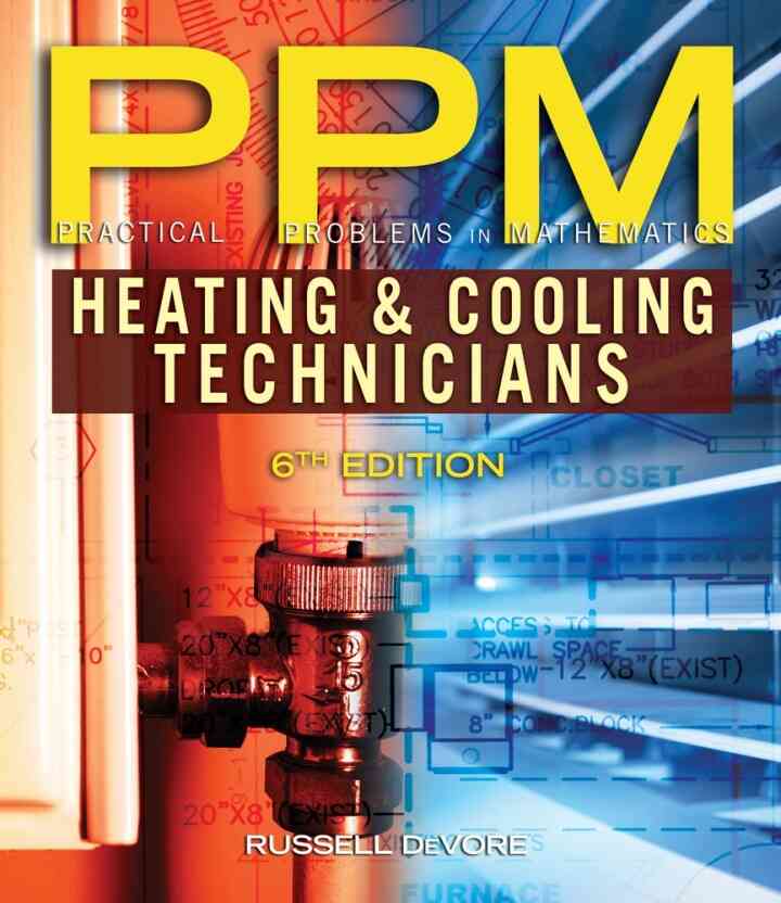 Practical Problems in Mathematics for Heating and Cooling Technicians 6th Edition