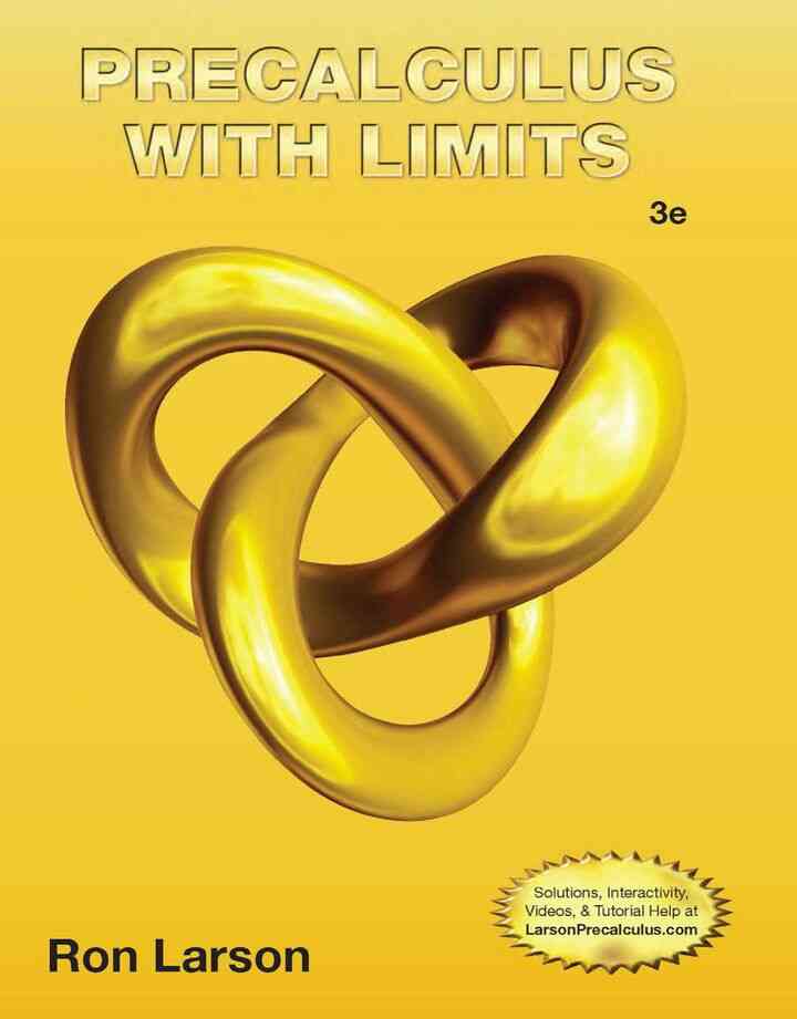 Precalculus with Limits 3rd Edition