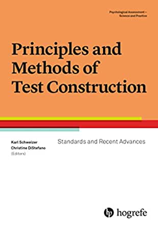 Principles and Methods of Test Construction