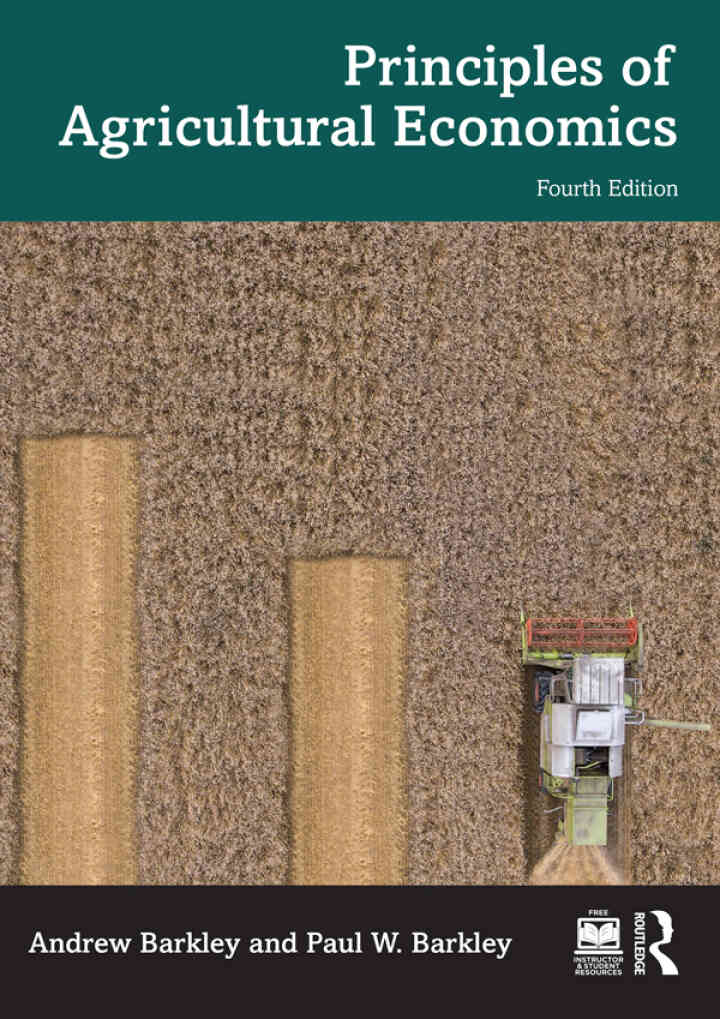 Principles of Agricultural Economics 4th Edition