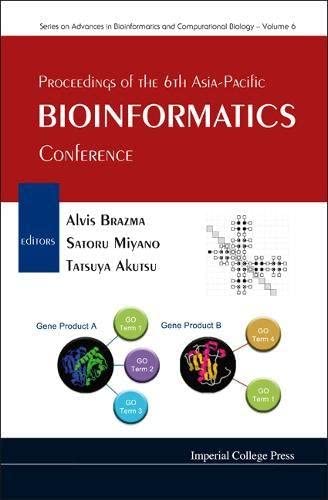 Proceedings Of The 6th Asia-pacific Bioinformatics Conference