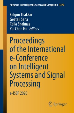 Proceedings of the International Conference on Intelligent Systems and Signal Processing: ISSP 2017