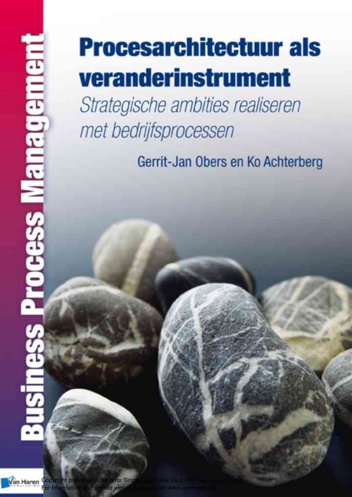 Procesarchitectuur als veranderinstrument, 1st Edition