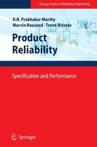 Product Reliability: Specification and Performance