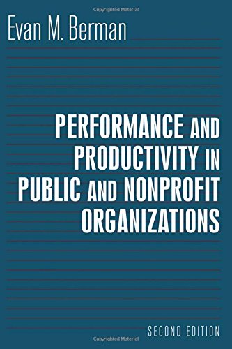 Productivity in Public and Nonprofit Organizations
