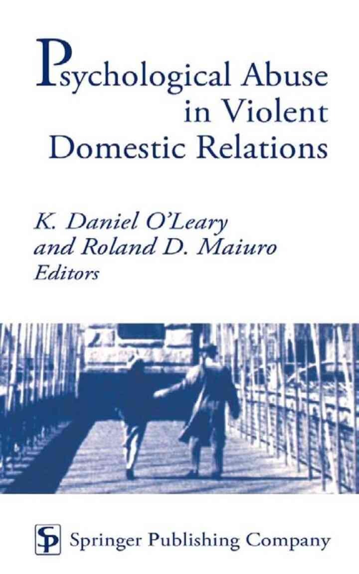 Psychological Abuse in Violent Domestic Relations, 1st Edition