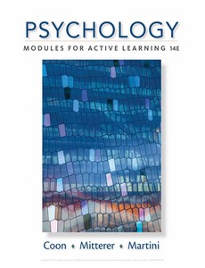 Psychology Modules for Active Learning 14th Edition by Dennis Coon