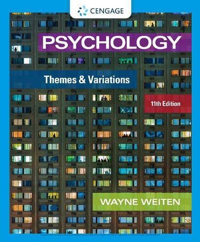 Psychology: Themes and Variations 11th Edition