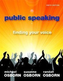 Public Speaking Finding Your Voice 9Th Edition