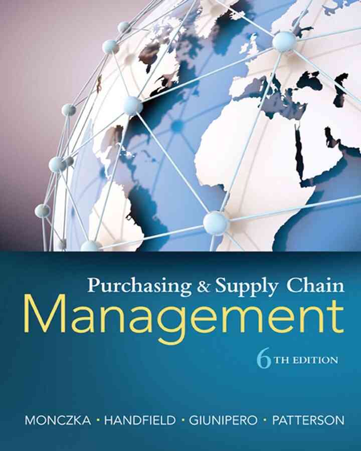 Purchasing and Supply Chain Management 6th Edition