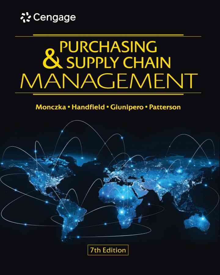 Purchasing and Supply Chain Management 7th Edition