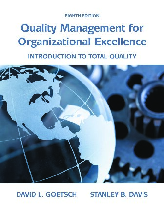 Quality Management for organizational excellence introduction to total Quality