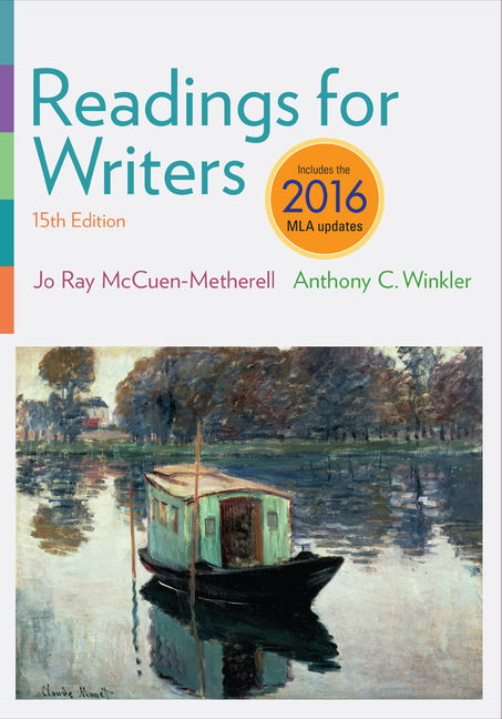Readings for Writers 2016 MLA Update 15th Edition