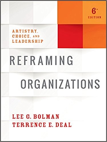 Reframing Organizations Artistry Choice Leadership 6th