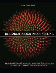 Research Design in Counseling 4th Edition by Puncky Paul Heppner