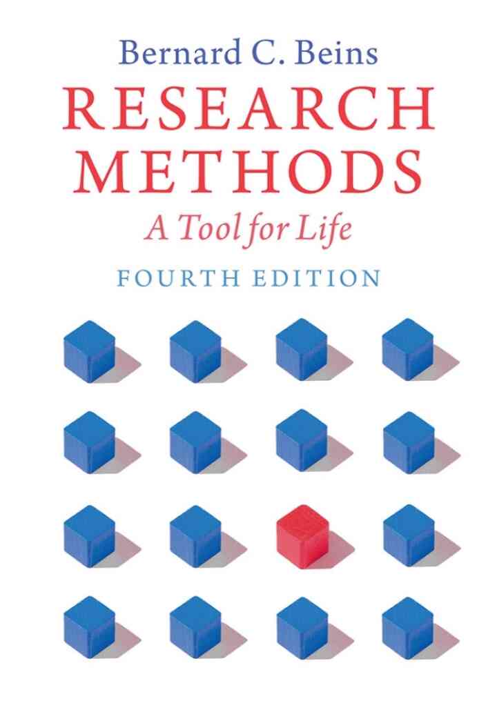 Research Methods: A Tool for Life, 4th Edition