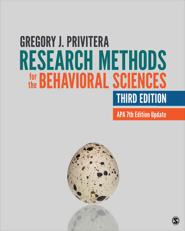 Research Methods for the Behavioral Sciences 3rd Edition