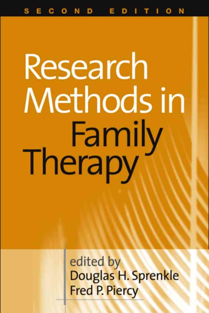 Research Methods in Family Therapy, 2nd Edition