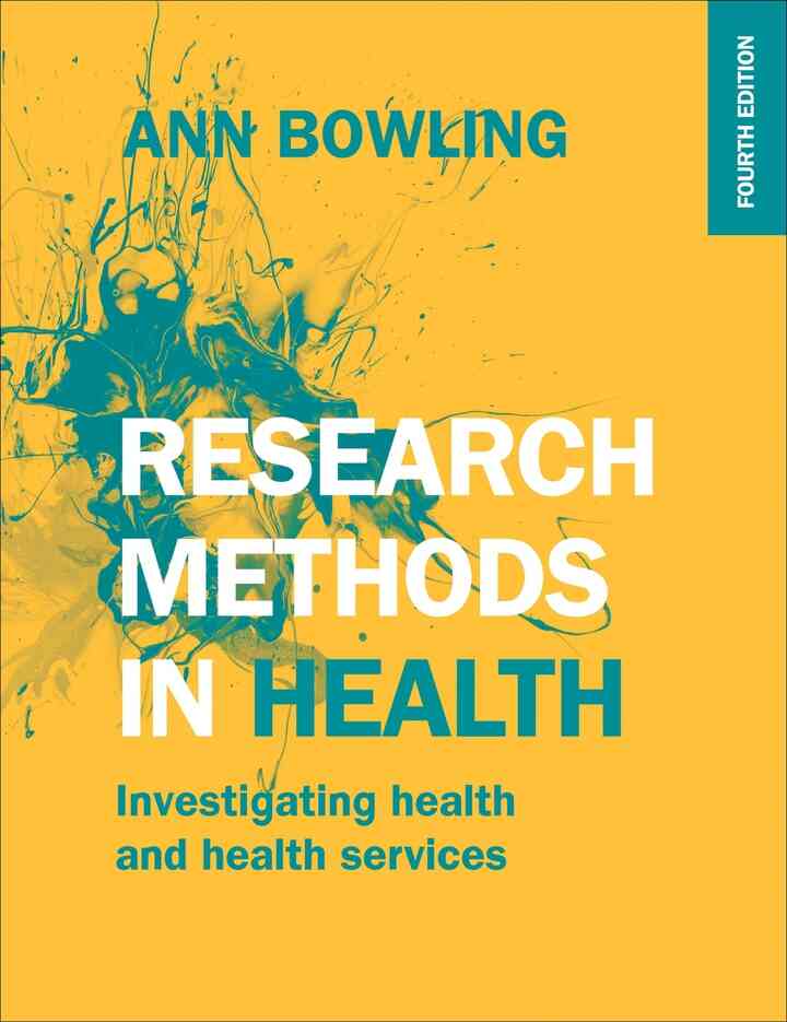 Research Methods In Health: Investigating Health And Health Services 4th Edition