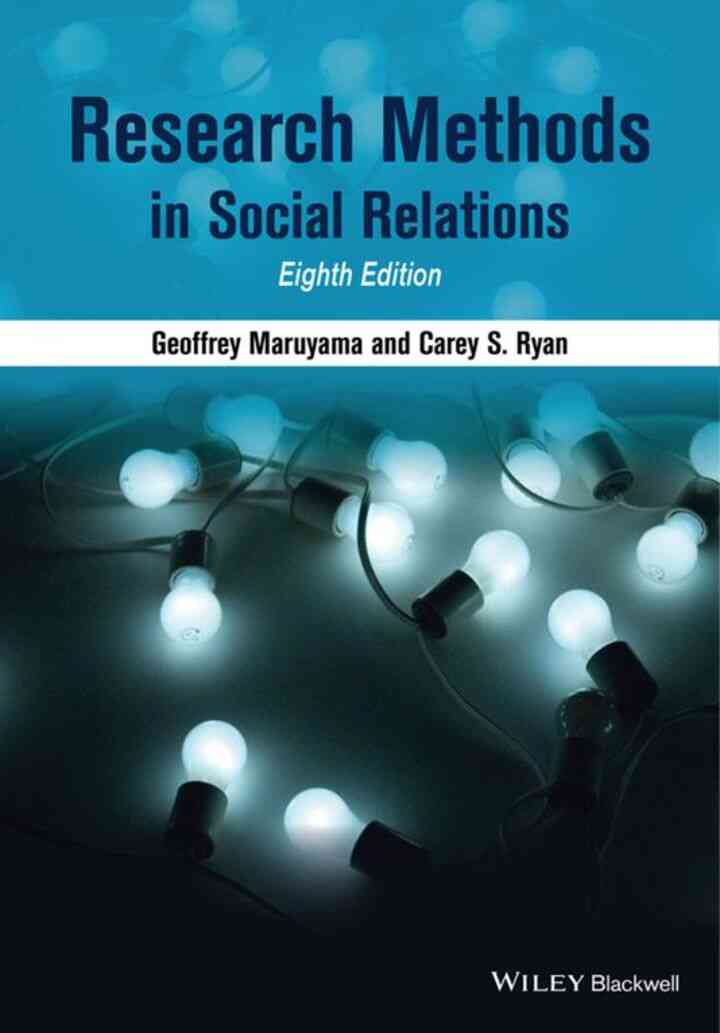 Research Methods in Social Relations, 8th Edition