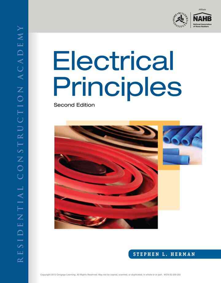 Residential Construction Academy: Electrical Principles 2nd Edition