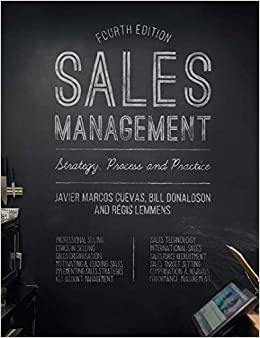 Sales Management: Strategy, Process and Practice