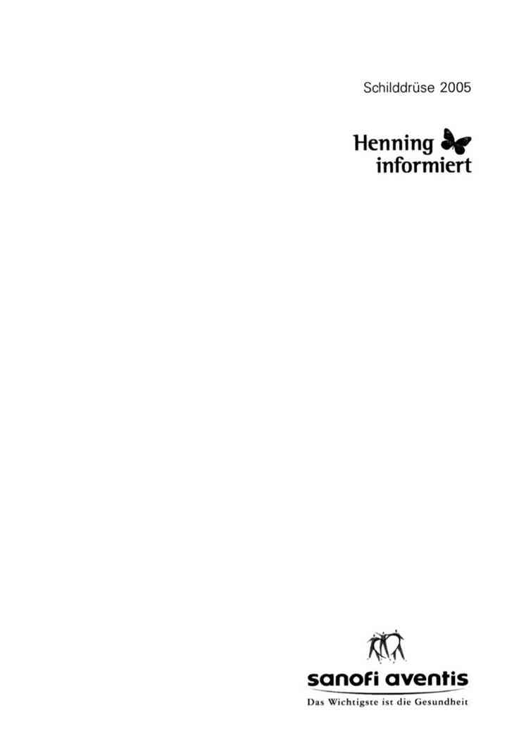 Schilddr?se 2005: Henning-Symposium. 17. Konferenz ?ber die menschliche Schilddr?se, Heidelberg