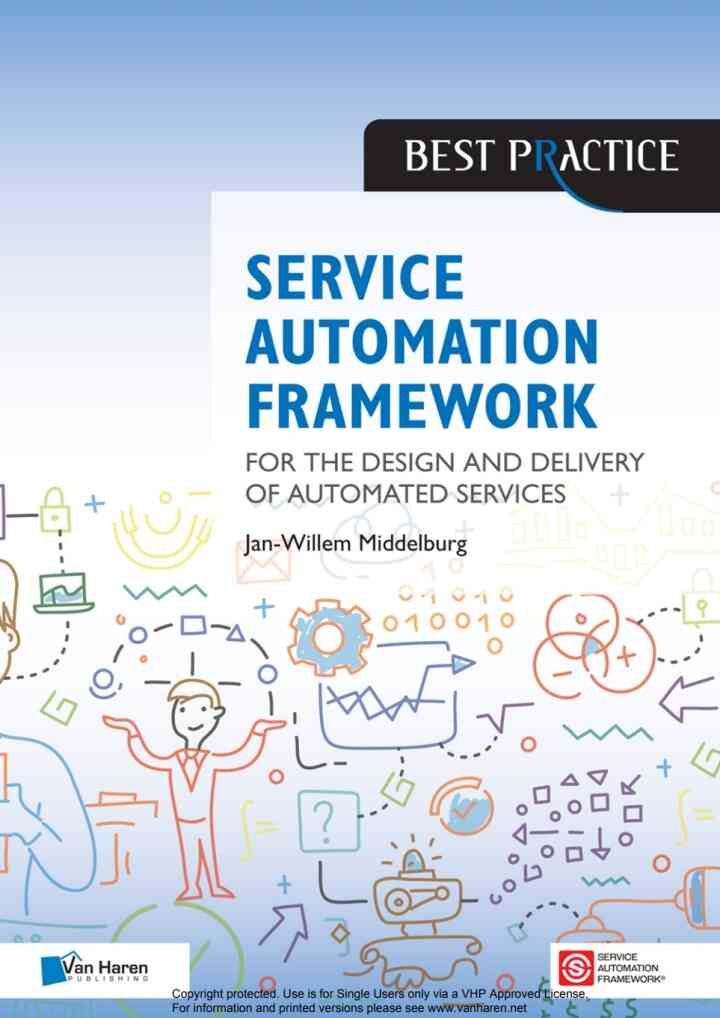 Service Automation Framework, 1st Edition
