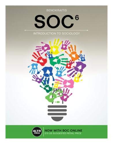 SOC 6th Edition by Nijole Benokraitis