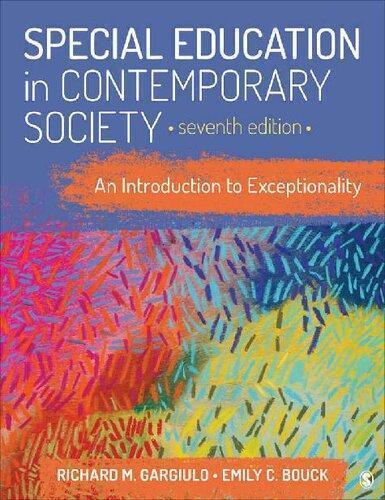 Special Education In Contemporary Society An Introduction To Exceptionality 7Th Edition
