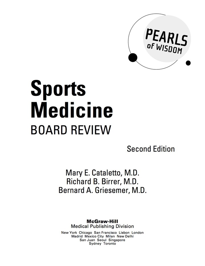 Sports Medicine Board Review