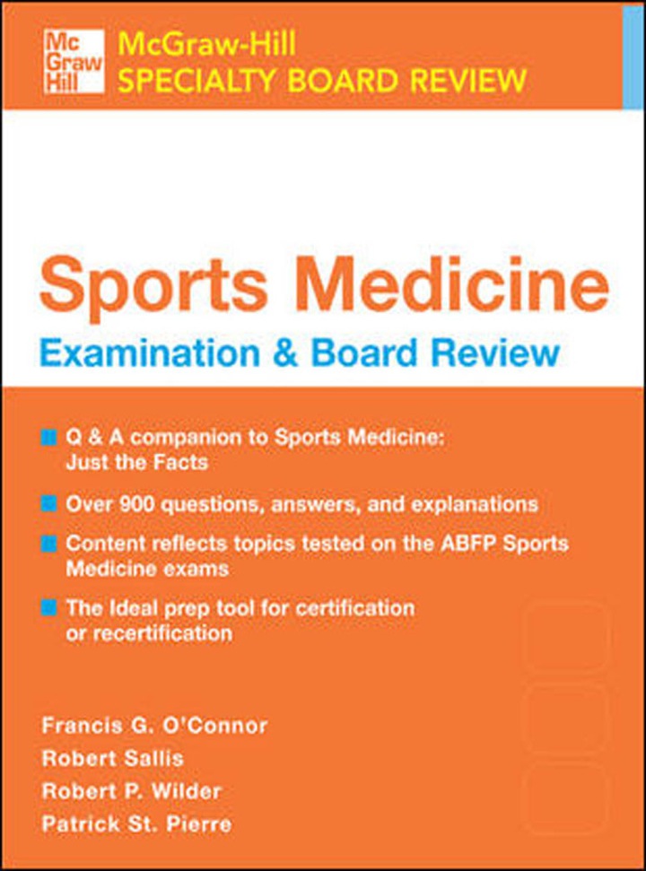 Sports Medicine: McGraw-Hill Examination and Board Review