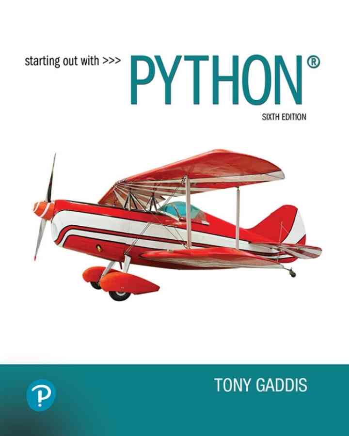 Starting Out With Python, 6th Edition